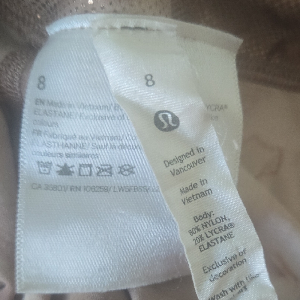Lululemon Athletica Taupe Leggings - Picture 4 of 5